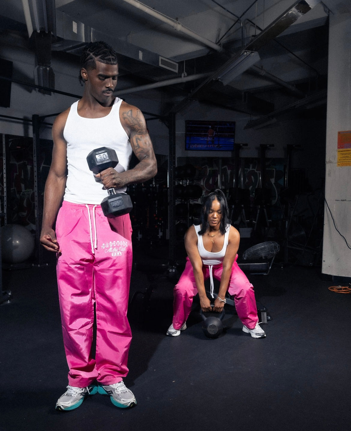 Hot Pink Track Pants