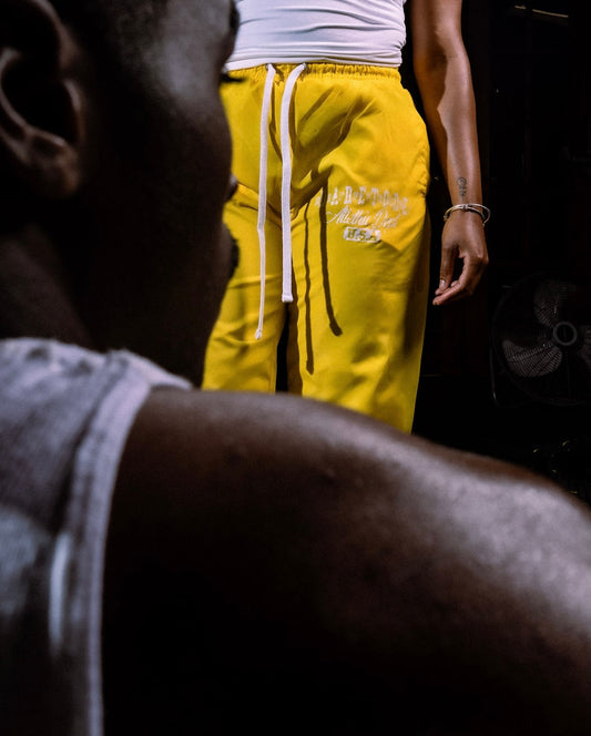 Yellow Track Pants