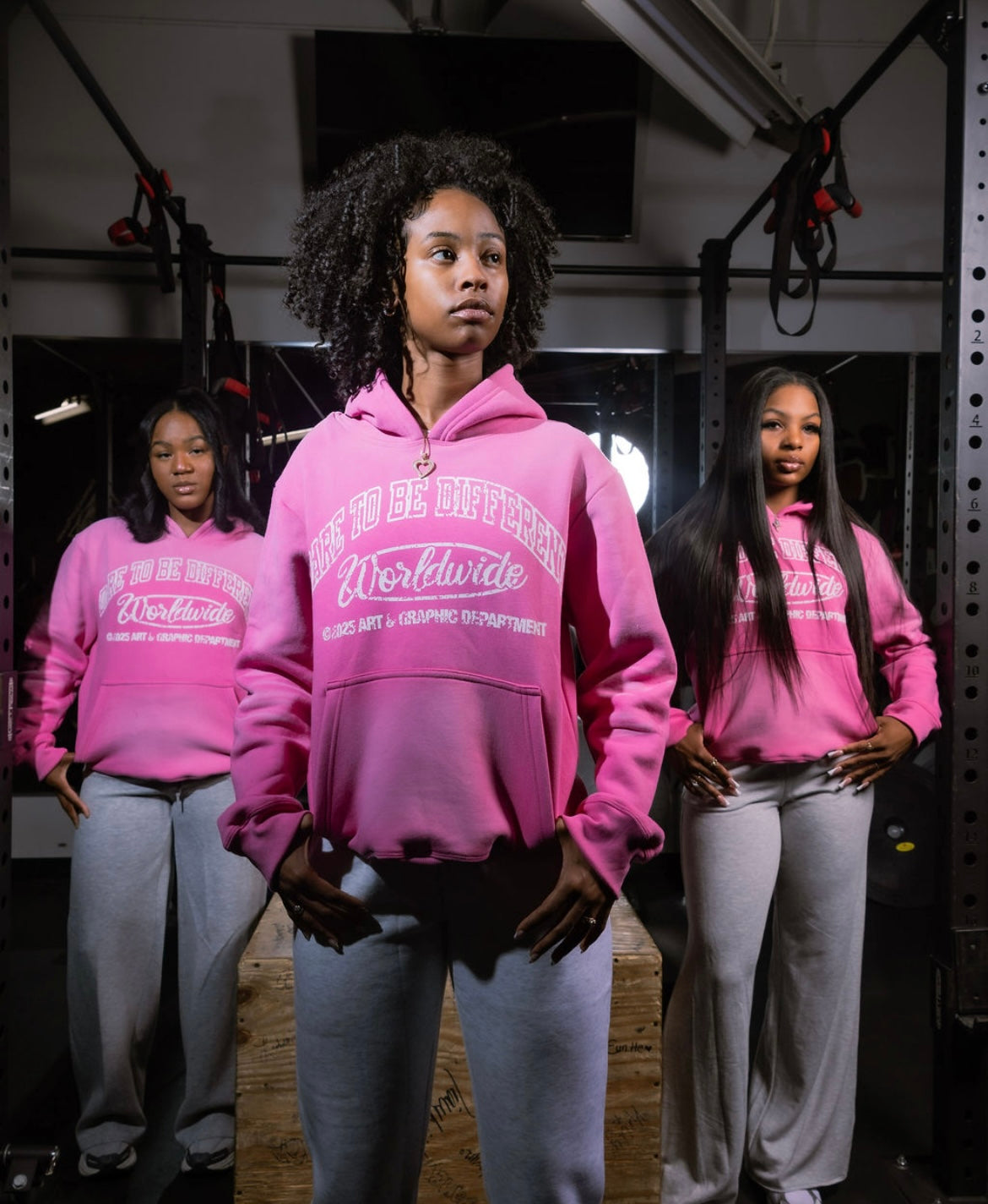 Hot Pink Sun faded Hoodie